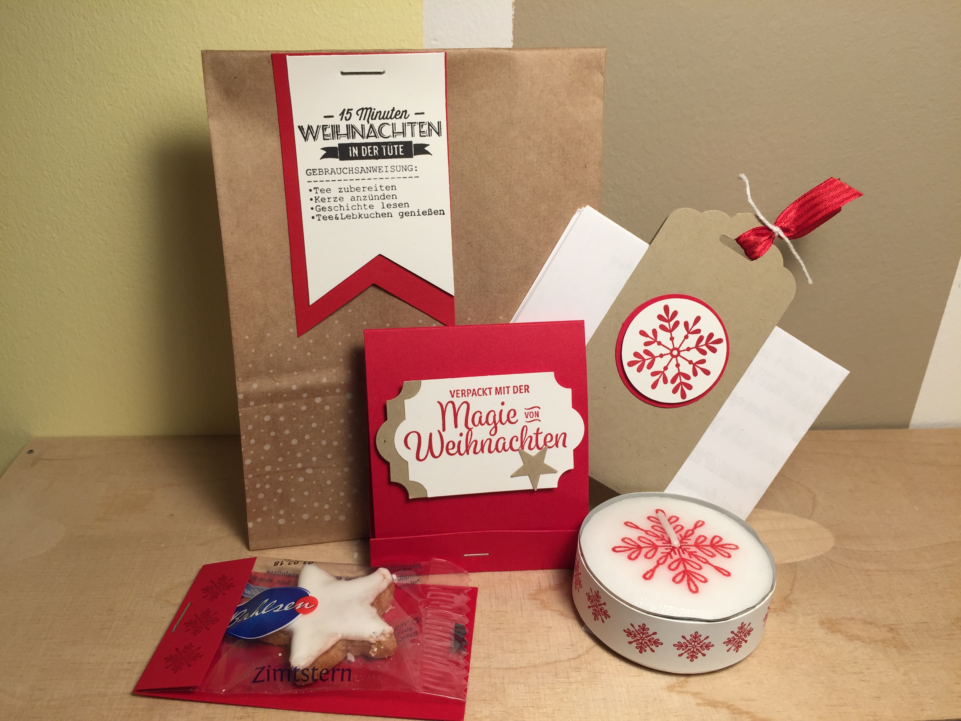 Video Teebeutelverpackung - 15 Minuten Weihnachten - papiervonmir
